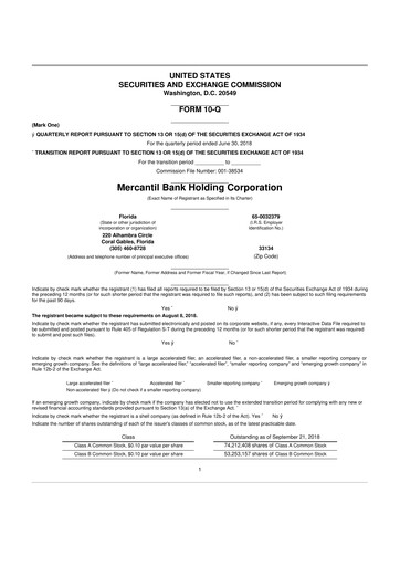 Thumbnail Amerant Bancorp 10-Q Quarterly Report FY2018 