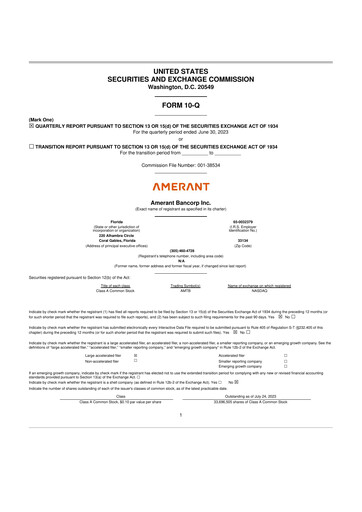 Thumbnail Amerant Bancorp 10-Q Quarterly Report FY2023 