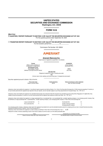 Thumbnail Amerant Bancorp 10-Q Quarterly Report FY2024 