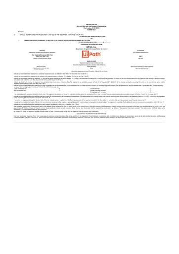 Thumbnail UiPath 10-K Annual Report 2024