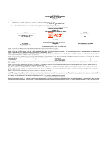 Thumbnail UiPath 10-K Annual Report 2025