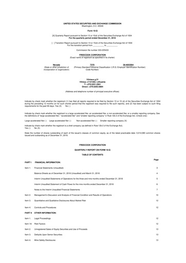 Miniature Avant Technologies Inc. 10-Q Rapport trimestriel 2019 
