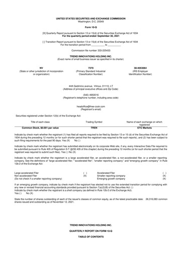 Miniature Avant Technologies Inc. 10-Q Rapport trimestriel 2022 