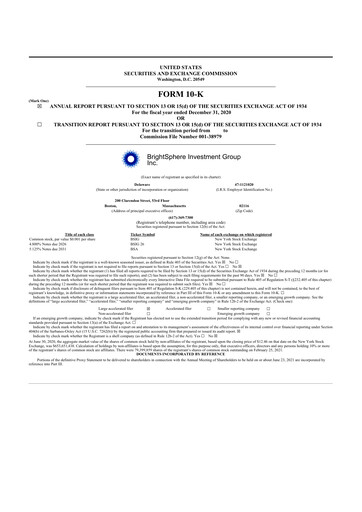 Thumbnail Acadian Asset Management 10-K Annual Report 2020