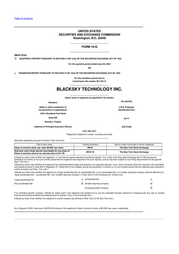 Thumbnail BlackSky Technology 10-Q Quarterly Report FY2024 