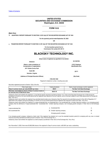 Thumbnail BlackSky Technology 10-Q Quarterly Report FY2025 