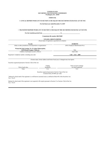 Thumbnail Fintech Scion (FintechCashier) 10-K Annual Report 2019