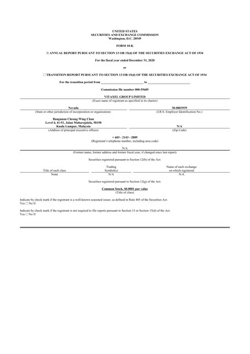 Thumbnail Fintech Scion (FintechCashier) 10-K Annual Report 2020