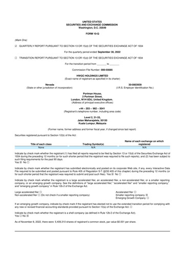 Thumbnail Fintech Scion (FintechCashier) 10-Q Quarterly Report FY2022 