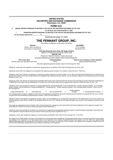 Thumbnail The Pennant Group 10-K Annual Report 2025