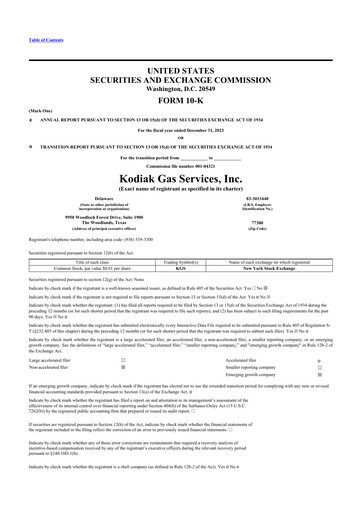 Thumbnail Kodiak Gas Services 10-K Annual Report 2023