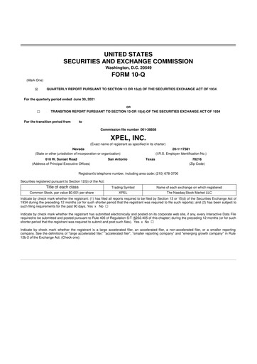 Thumbnail XPEL 10-Q Quarterly Report FY2021 