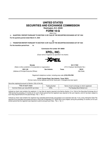 Thumbnail XPEL 10-Q Quarterly Report FY2022 