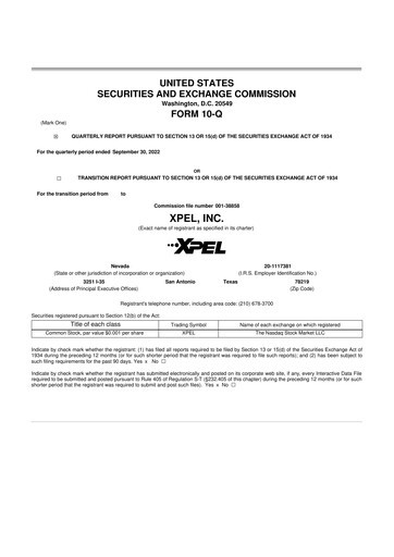 Thumbnail XPEL 10-Q Quarterly Report FY2022 