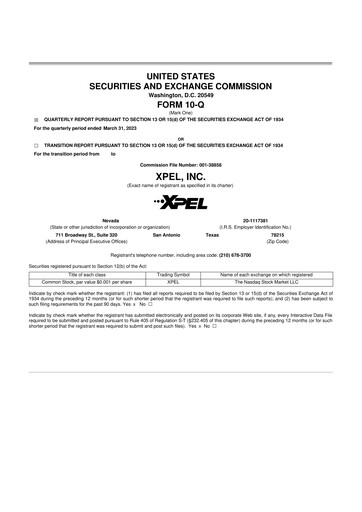 Thumbnail XPEL 10-Q Quarterly Report FY2023 