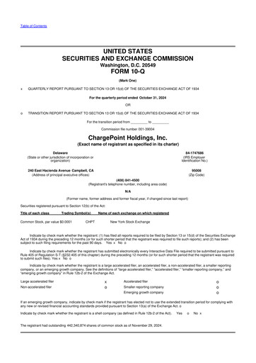 Thumbnail ChargePoint 10-Q Quarterly Report FY2025 