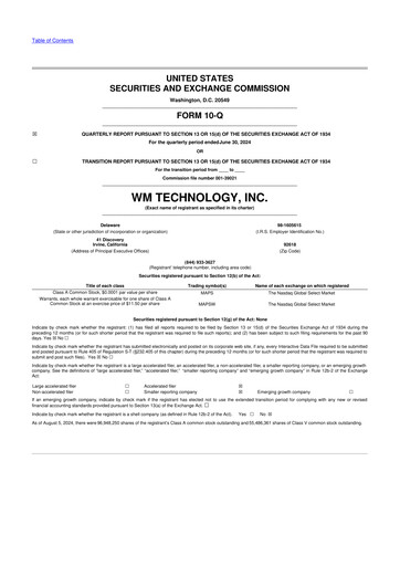 Thumbnail WM Technology 10-Q Quarterly Report FY2024 
