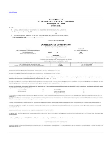 Thumbnail UWM Holdings
 10-K Annual Report 2024