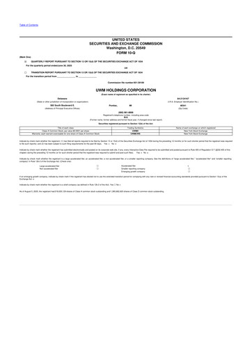 Thumbnail UWM Holdings
 10-Q Quarterly Report FY2025 