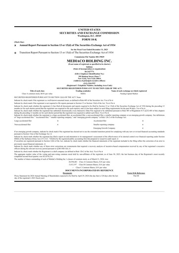 Thumbnail MediaCo Holding 10-K Annual Report 2023