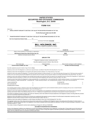 Thumbnail Bill.com 10-K Annual Report 2023