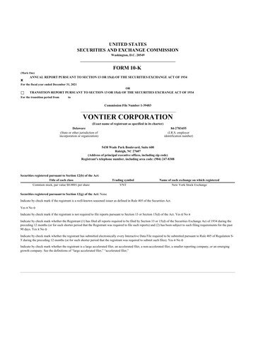 Thumbnail Vontier 10-K Annual Report 2021