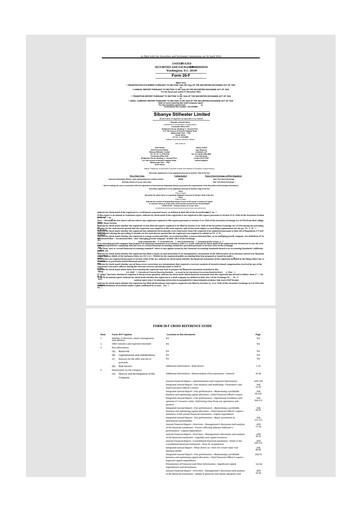 Thumbnail Sibanye-Stillwater
 20-F Annual Report 2023