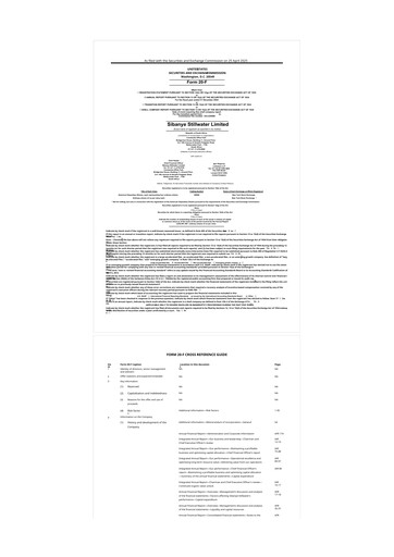 Thumbnail Sibanye-Stillwater
 20-F Annual Report 2024