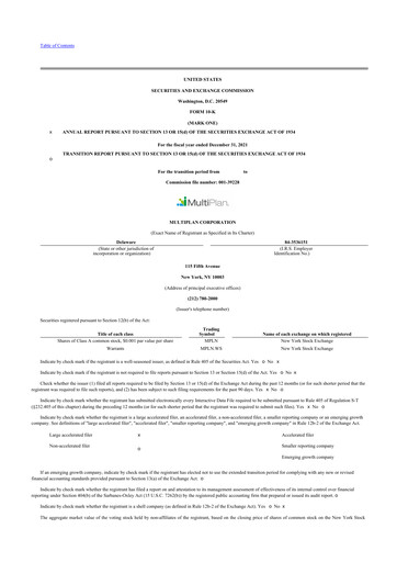 Thumbnail Claritev 10-K Annual Report 2021