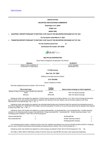 Thumbnail Claritev 10-Q Quarterly Report FY2022 