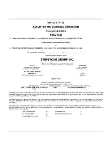 Thumbnail StepStone Group
 10-Q Quarterly Report FY2026 