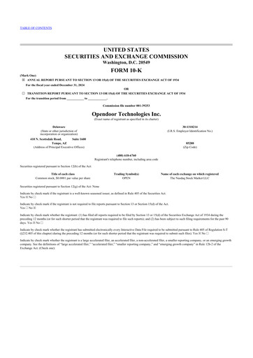 Thumbnail Opendoor 10-K Annual Report 2024