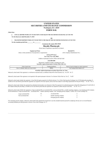 Thumbnail Royalty Pharma 10-K Annual Report 2023