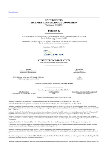 Thumbnail Concentrix 10-K Annual Report 2023