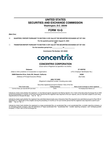 Thumbnail Concentrix 10-Q Quarterly Report FY2024 