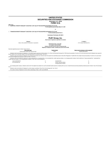 Thumbnail PLBY Group (Playboy) 10-Q Quarterly Report FY2021 