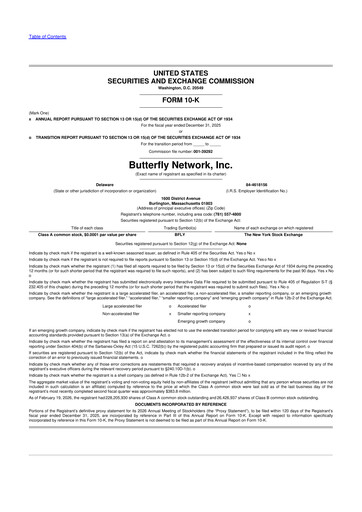 Vorschaubild Butterfly Network 10-K Jahresbericht 2025