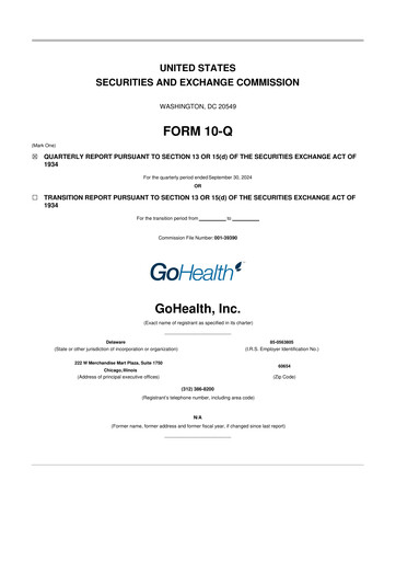 Thumbnail GoHealth 10-Q Quarterly Report FY2024 