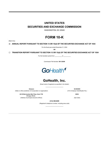 Thumbnail GoHealth 10-K Annual Report 2024