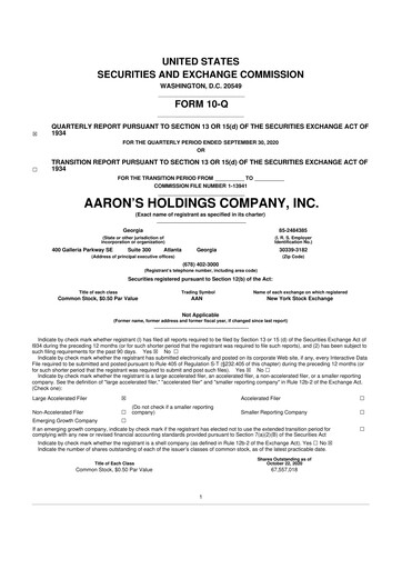 Vorschaubild PROG Holdings 10-Q Quartalsbericht 2020 