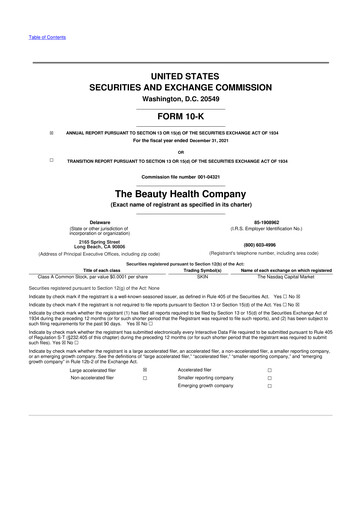 Thumbnail SkinHealth Systems 10-K Annual Report 2021