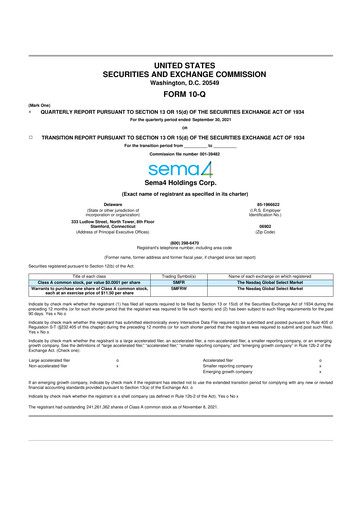 Miniature GeneDx Holdings 10-Q Rapport trimestriel 2021 