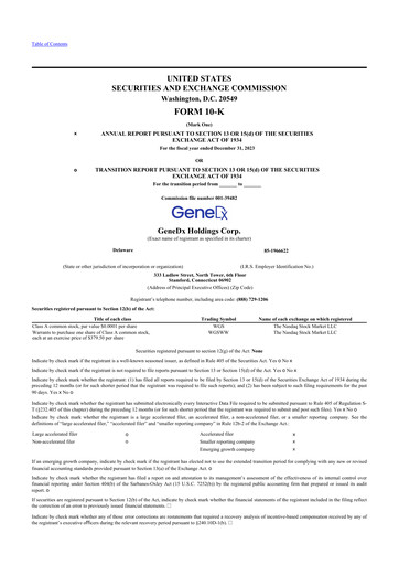 Thumbnail GeneDx Holdings 10-K Annual Report 2023