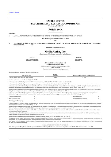 Thumbnail MediaAlpha 10-K Annual Report 2022