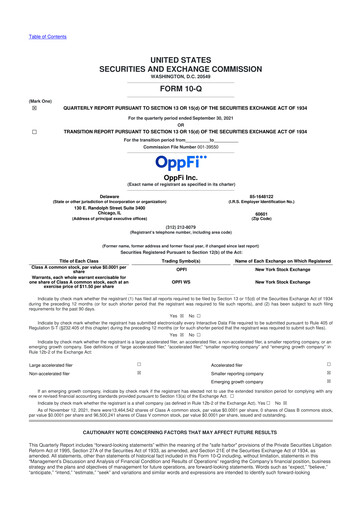 Thumbnail OppFi 10-Q Quarterly Report FY 