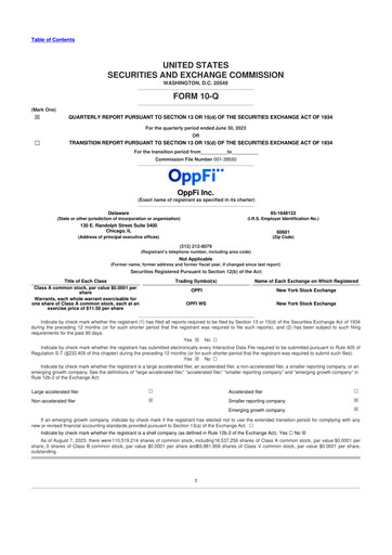 Thumbnail OppFi 10-Q Quarterly Report FY 
