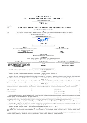 Thumbnail OppFi 10-K Annual Report 2023