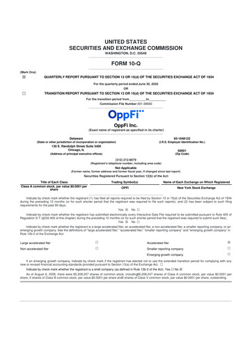 Thumbnail OppFi 10-Q Quarterly Report FY2026 