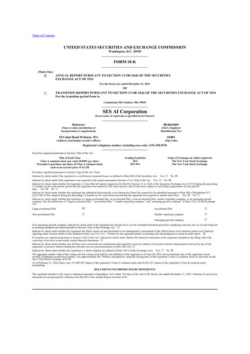 Thumbnail SES AI 10-K Annual Report 2023