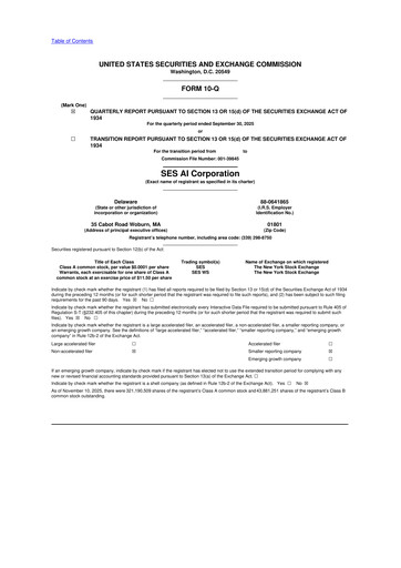 Thumbnail SES AI 10-Q Quarterly Report FY2025 